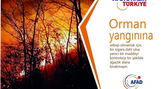 AFAD ​ORMAN YANGINLARINA DİKKAT ÇEKTİ
