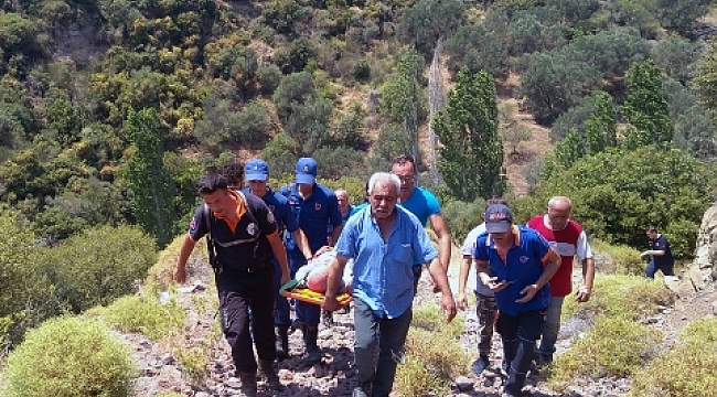AFAD ve Jandarma Ekipleri Yaşlı Adamı 18 Saat Sonra Sağ Olarak Buldu