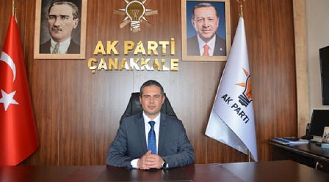 AK Parti Çanakkale İl Başkanı Av. Gültekin Yıldız 5 Haziran Dünya Çevre Gününü Kutladı.