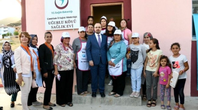 Ak Partili Turan, Gökçeada'da Uğurlu Köyü Sağlık Ocağı'nın Açılışını Yaptı
