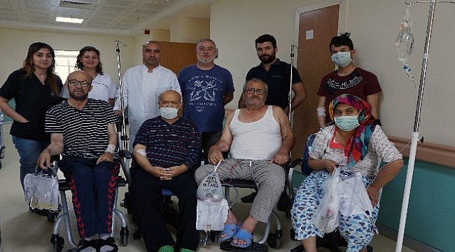 Aynı gün içerisinde 4 böbrek nakli yapıldı