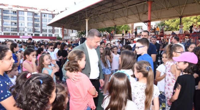 Çan'da Yüzlerce Öğrenci 10.yaz Spor Okulları ile Yaza Merhaba Dedi