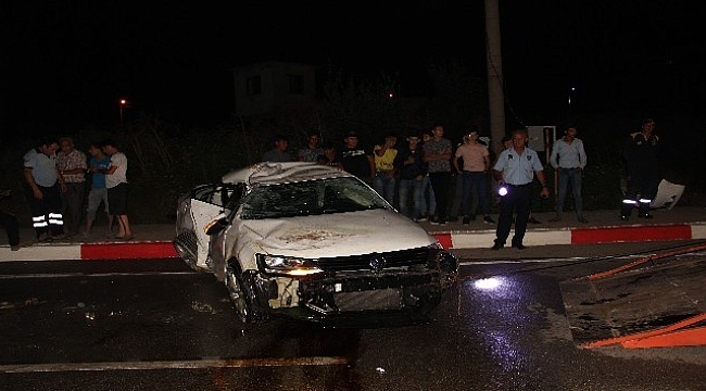 Çan’da trafik kazası: 1 yaralı