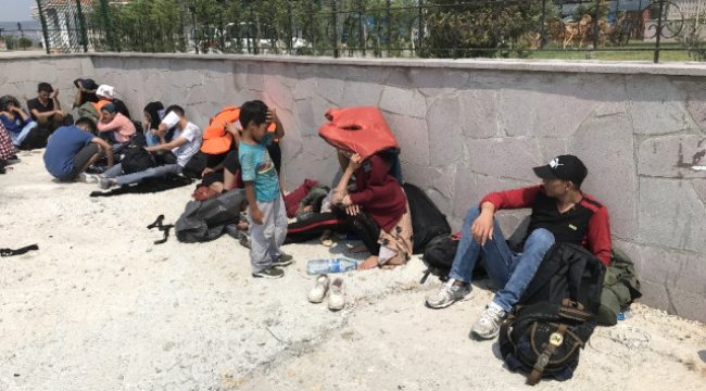 Çanakkale'de 101 Mülteci Yakalandı