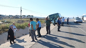 Çanakkale'de otobüs kazası: 6 yaralı
