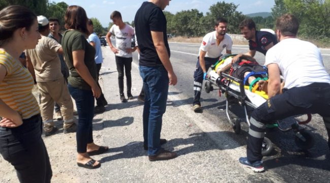 Çanakkale’de Trafik Kazası: 1 Yaralı