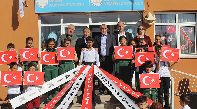 Akça Pınar Köyü'nde  29 Ekim coşkusu