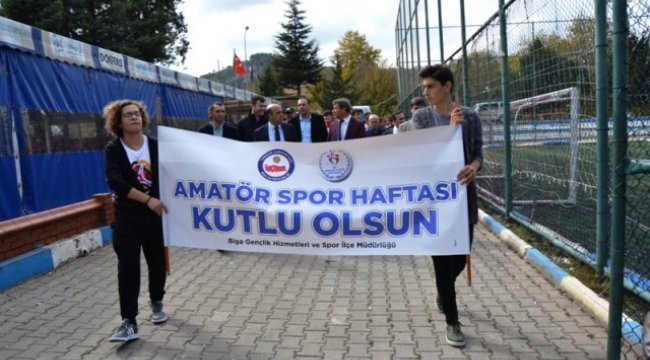 Biga'da Amatör Spor Haftası Kutlandı