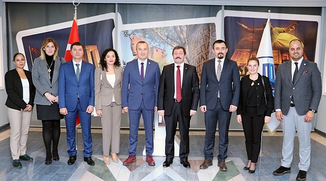 ÇANAKKALE BAROSU'NDAN VALİ ORHAN TAVLI'YA ZİYARET
