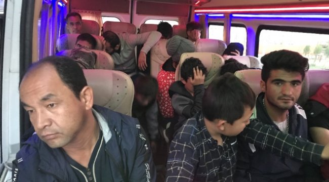 Çanakkale'de 44 Mülteci Yakalandı