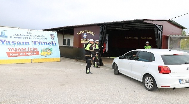 Çanakkale'de 'Yaşam için kısa bir mola' uygulaması