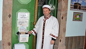 Köy imamından "askıda çorap" projesi