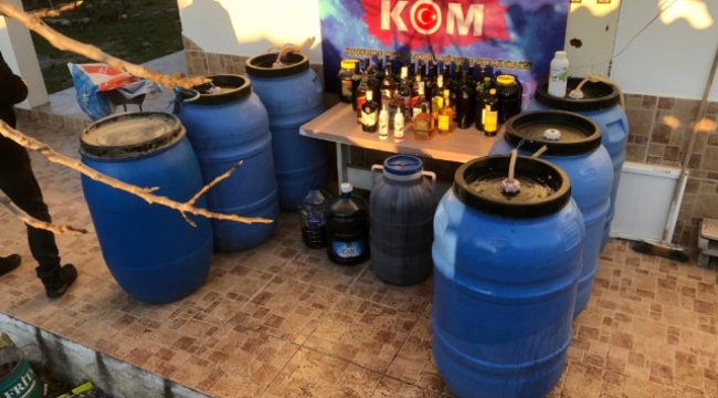 Çanakkale'de Kaçak İçki ve Uyuşturucu Operasyonu