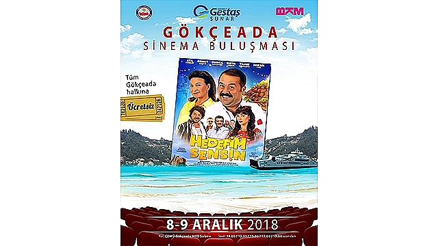 GESTAŞ’tan Gökçeadalılara sinema sürprizi