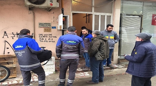 Lapseki'de 1 haftada 500 doğalgaz aboneliği yapıldı