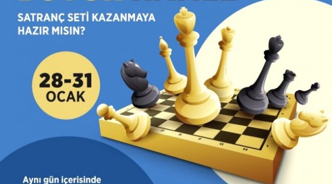 17 Burda Avm'den Satranç Seti Hediye