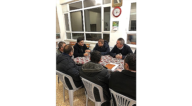 Aşağıokçular Köyü’nde yapılan çalışmaları yerinde incelediler.
