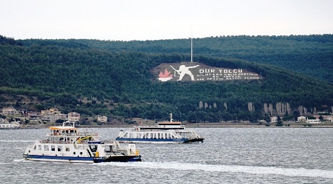 Feribot seferlerine 'fırtına engeli'