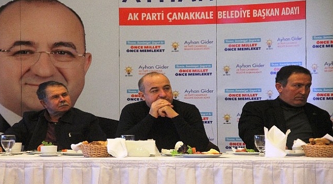 Gider; "Biz Çanakkale'ye hizmet etmek istiyoruz"