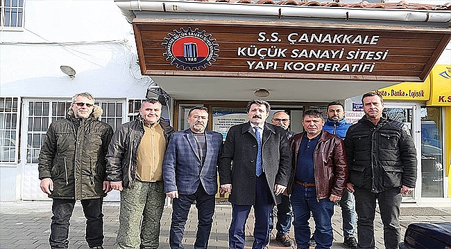 VALİ ORHAN TAVLI, ÇANAKKALE KÜÇÜK SANAYİ SİTESİNİ ZİYARET ETTİ