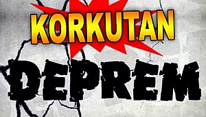 Çanakkale'de  5.0 büyüklüğünde Deprem