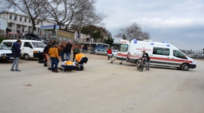 Çanakkale'de iki motosiklet kafa kafaya girdi
