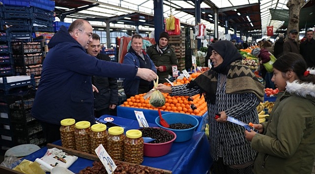 Gider, Cuma pazarını ziyaret etti