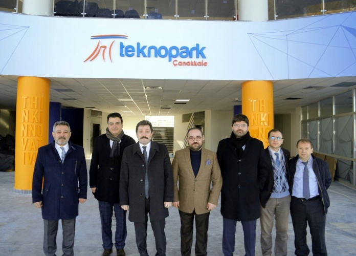 Vali Orhan Tavlı, Çanakkale Teknopark Yerleşkesinde İncelemelerde Bulundu