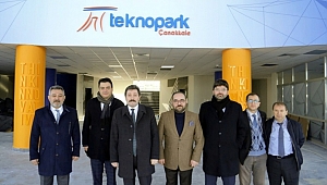 Vali Orhan Tavlı, Çanakkale Teknopark Yerleşkesinde İncelemelerde Bulundu