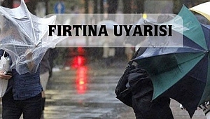 AFAD'tan Fırtına Uyarısı