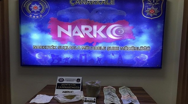 Çanakkale'de uyuşturucu operasyonu