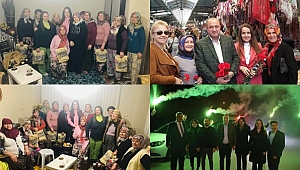 Fatma Aydoğan Bektaş' a vatandaşlar yoğun ilgi gösterdi.