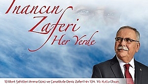Ülgür Gökhan'ın  18 Mart Şehitleri Anma Günü ve Çanakkale Deniz Zaferi'nin 104. Yılı Konuşması
