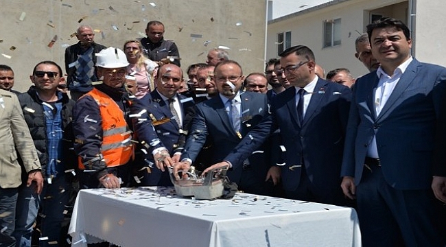 Biga'da Fatih İlkokulu'nun temeli törenle atıldı