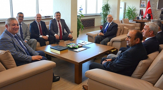 İl Emniyet Müdürü Celal Sel'den, Rektör Prof. Dr. Sedat Murat'a Ziyaret