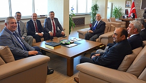 İl Emniyet Müdürü Celal Sel'den, Rektör Prof. Dr. Sedat Murat'a Ziyaret