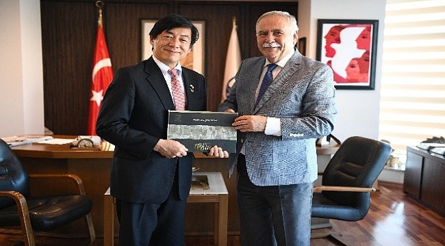 Japonya Büyükelçisi Miyajima'dan Başkan Gökhan'a ziyaret