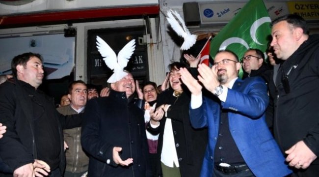 Lapseki'de Eyüp Yılmaz Kazandı