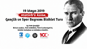 19 Mayıs Atatürk'ü Anma Gençlik ve Spor Bayramı Bisiklet Turu