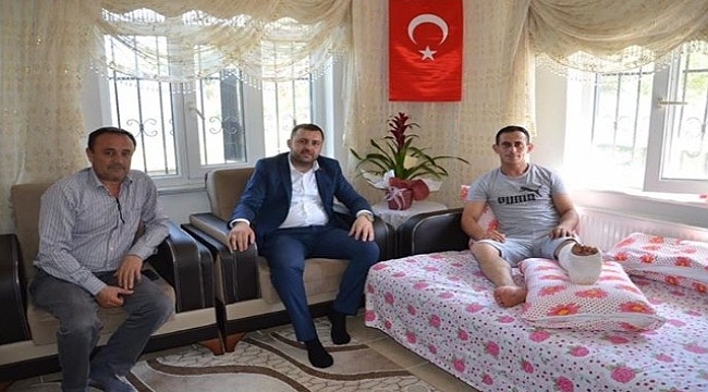 Başkan Yüksel operasyonda yaralanan askeri ziyaret etti