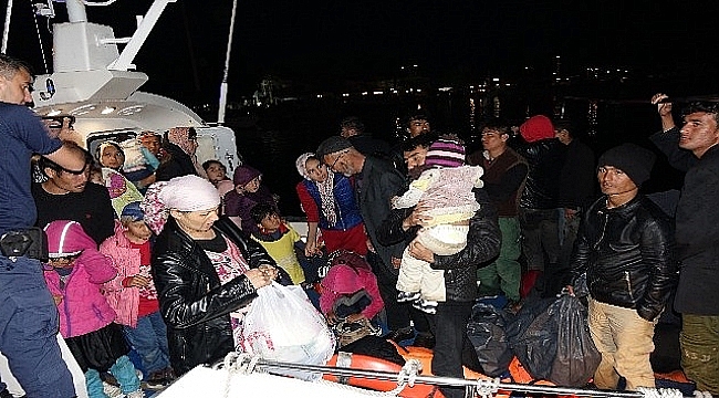 Çanakkale'de 78 mülteci yakalandı