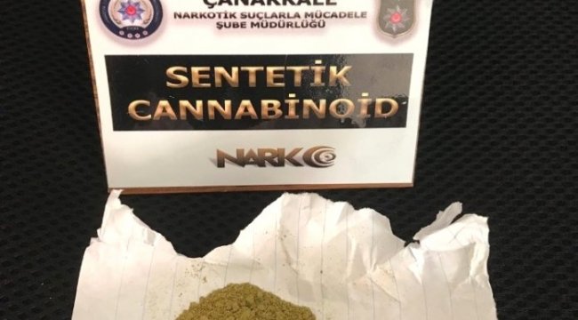 Çanakkale'de uyuşturucu operasyonu