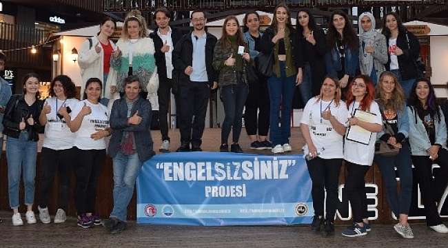Çanakkale sosyal bilimler meslek yüksekokulu öğrencilerinden “EngelSİZsiniz” projesi
