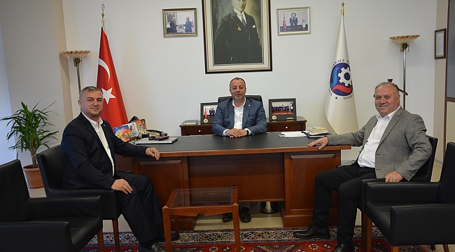 GEYİKLİ BELEDİYE BAŞKANI MEVLÜT ORUÇOĞLU’NDAN ÇTSO YÖNETİM KURULUNA İADE-İ ZİYARET