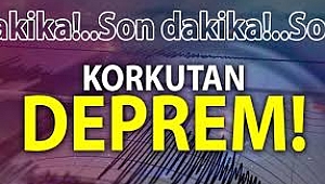 Marmara Denizi’nde korkutan deprem