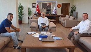 Geyikli Belediye Başkanı Oruçoğlu'dan Rektör Murat'a ziyaret