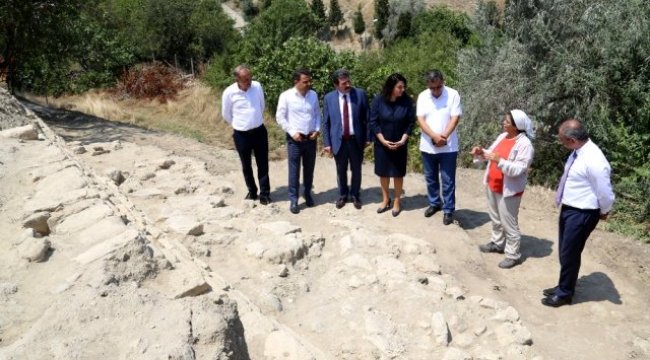 Eceabat Maydos Höyüğünde kazı çalışmaları devam ediyor