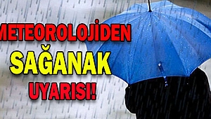 Meteorolojiden sağanak uyarısı