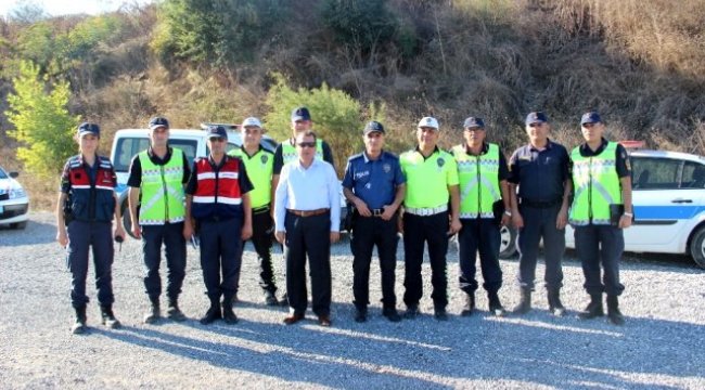 Çan'da huzur ve trafik uygulaması