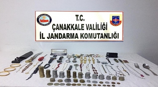 Çanakkale'de hırsızlık zanlısı tutuklandı